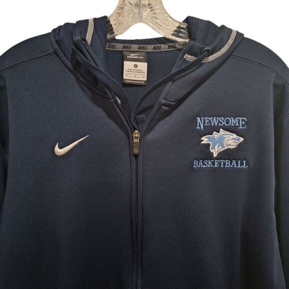 Nike Therma-fit Unisex‎ Youth Medium Full-Zip Hooded Jacket in Blue by NEWSOME - Picture 2 of 16